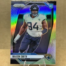 2024 Panini Prizm Football Maason Smith Rainbow Foil #368 Jaguars RC