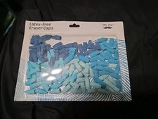 Mr. Pen-Pencil Toppers, 120 Pack, Blue Shades, Pencil Top Eraser Caps