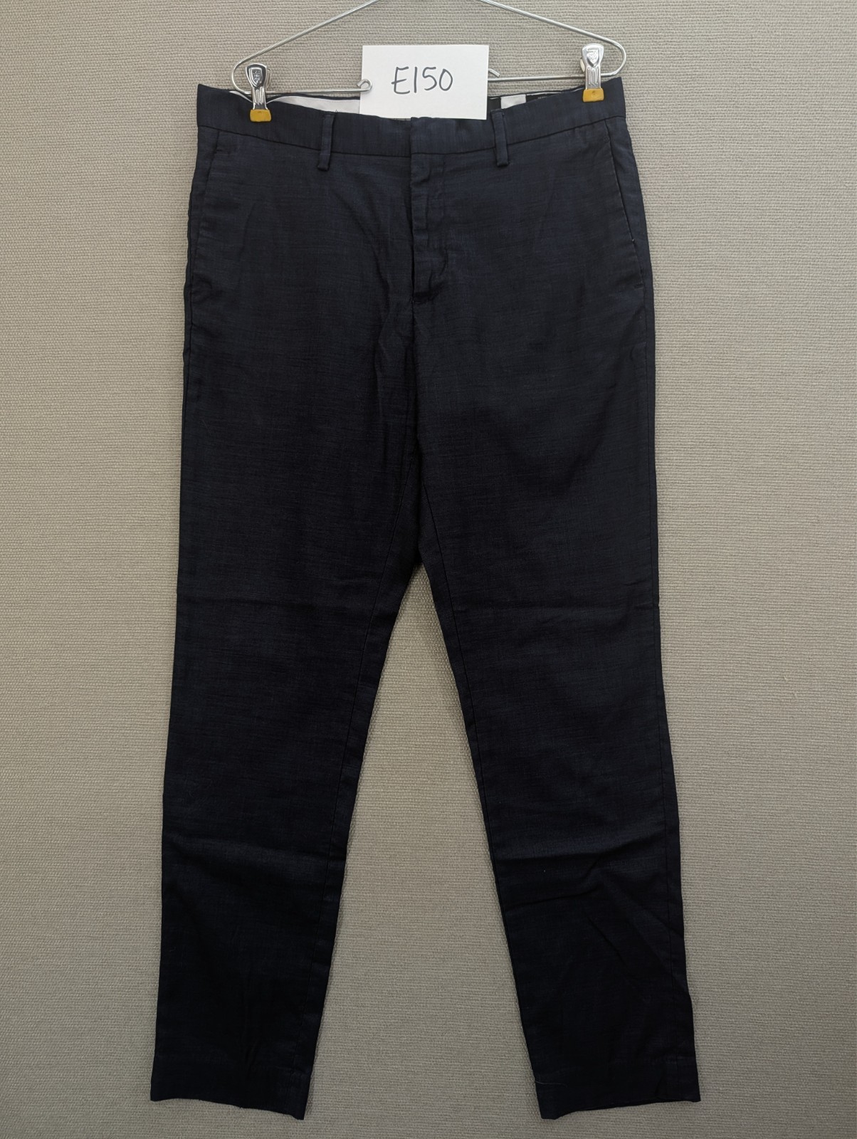 H&M Women's Pants Size 34R Skinny Fit Dark Blue thumbnail 8