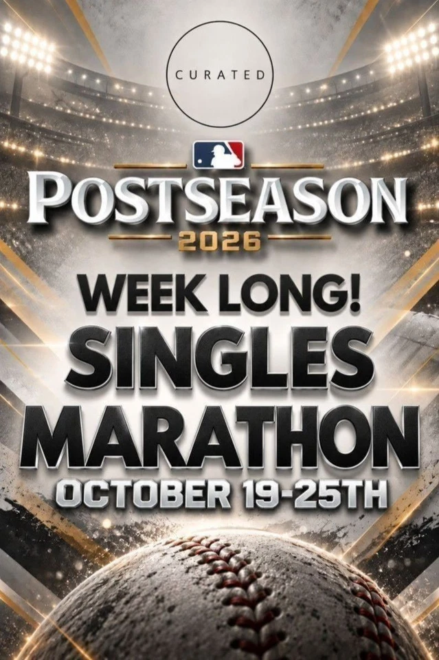 7-Day MLB Postseason Marathon - Over 4,000 Singles - FREE SHIPPING!