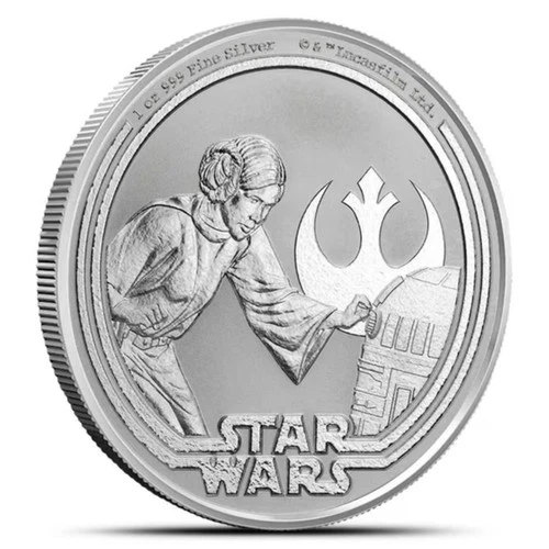 2025 Niue Star Wars Princess Leia 1 oz Silver Coin