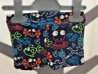 Décathlon  boxer  de bain bleu marine motifs animaux mer  garçon 2 ans - Photo 1/2