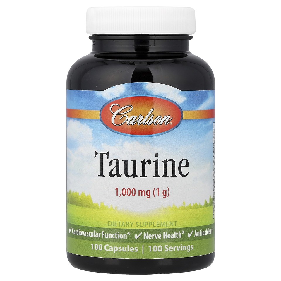 Taurine, 1,000 mg, 100 Capsules