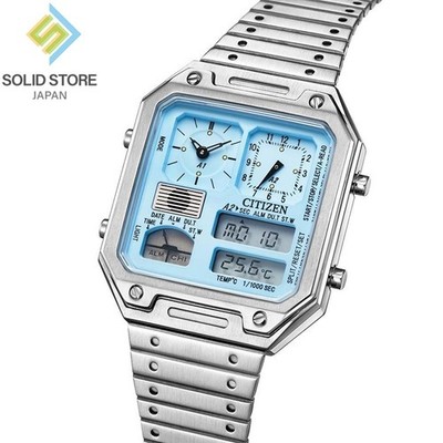 CITIZEN Record Label Playground Edition JG2120-73L Blue Dial Ana