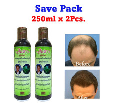 2x Jinda Herbal Shampoo Fresh Mee Ancient formula Natural for Hair growth 250 ml