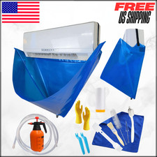 Mini Split AC Cleaning Kit With Waterproof Cover Drain Pipe Sprayer Kettle
