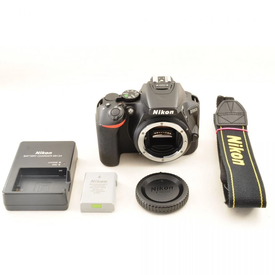 *Mint 2630shots* Nikon D5600 24.2mp Digital SLR DSLR Camera #4689 - Photo 2/4
