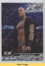 2024 AEW All Elite Wrestling Speckled Rainbow Foil Malakai Black #21 READ 0nr3