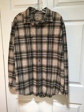 Carhartt Original Fit Hubbard Heavy Soft Flannel Shirt 100 Cotton Men s L