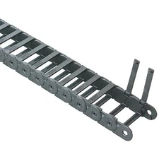 KABELSCHLEPP 0250.030.050.0455 Uniflex(TM), Open, Nylon, Width 60mm, 5Ft