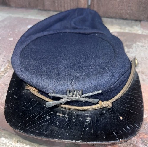 Civil Indian War Era  Us Navy Cap Kepi Hat Authentic Rare