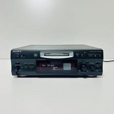 SONY MDS-S39 MiniDisc Recorder MD Deck Black AC100V 50Hz/60Hz from Japan Used