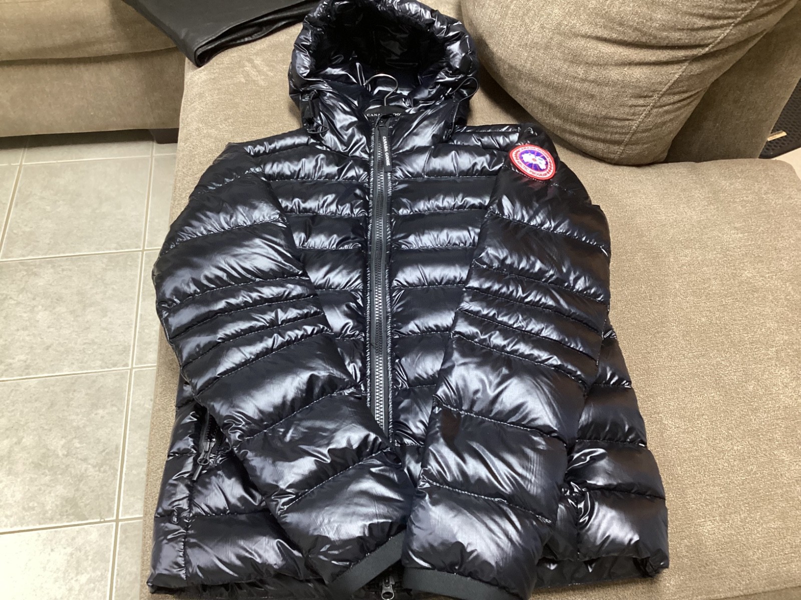 Canada Goose Crofton Hoody Black Size Medium Men's Puffer image 4