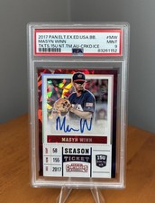 Masyn Winn 2017 Elite Extra Edition Playoff Ticket Auto /24 USA 15U TEAM PSA 9