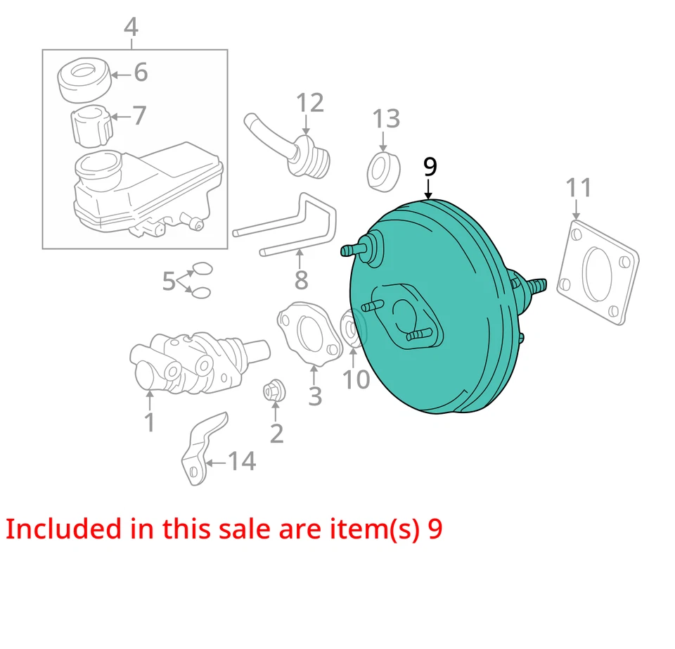 Toyota Celica 2001 potenciador de freno OEM 178 k millas - LKQ3594219 Foto 4 de 4