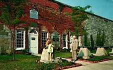 Postcard Jefferson Davis Casemate Fort Monroe, Virginia