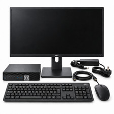 Mini PC Bundle 24" Monitor WiFi | i5 6th Gen 16GB RAM 256GB SSD Win 11 Pro