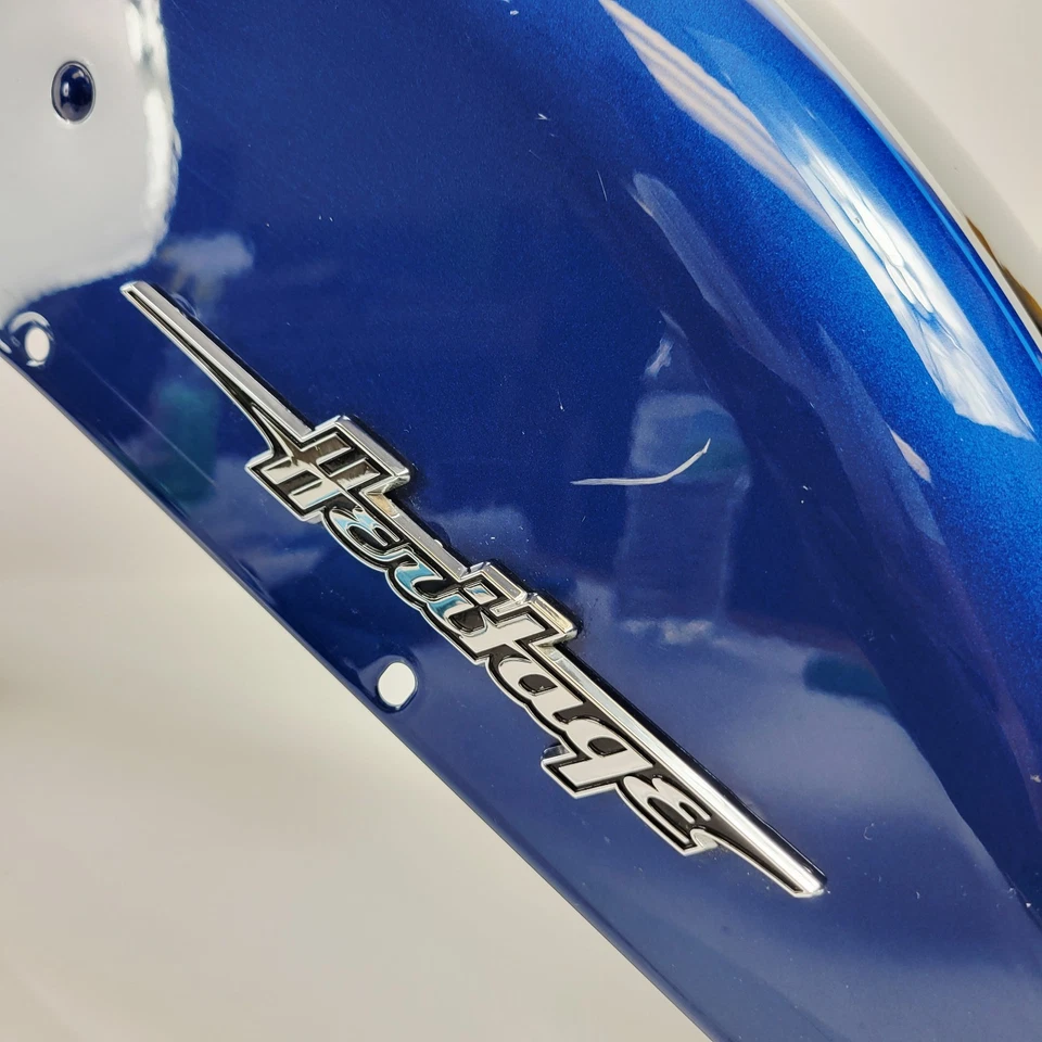 Harley-Davidson Softail Heritage Classic Reef 2022 guardabarros delantero azul vivo negro Foto 2 de 4