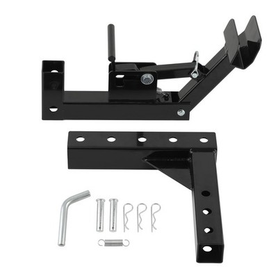 2in Trailer Hitch Receiver Trash Transporter Hitch Kit for Golf Cart/Truck/ATV