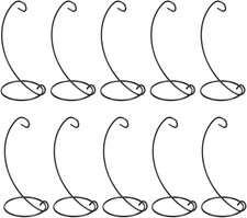 10 Packs of Ornament Display Stand Holder Iron Hanging Rack for Hanging Globe Ai
