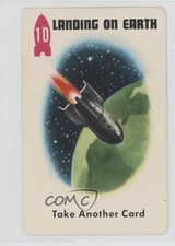 1969 Ed-U-Cards Space Race Card Game Deck 2 Brown Back Landing on Earth 10 0kb5