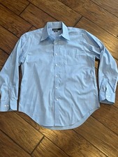 Lauren Ralph Lauren Classic Fit Non Iron Blue Dress Shirt 16 34/35