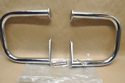 NOS Honda CB400 CM400 Chrome Engine Guard Crash Bar Set 08151-41315 | eBay