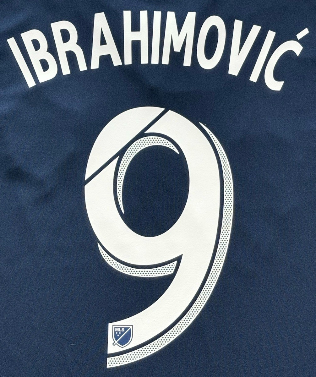 2018 LA Galaxy Away #9 Ibrahimovic Large adidas Soccer Legend