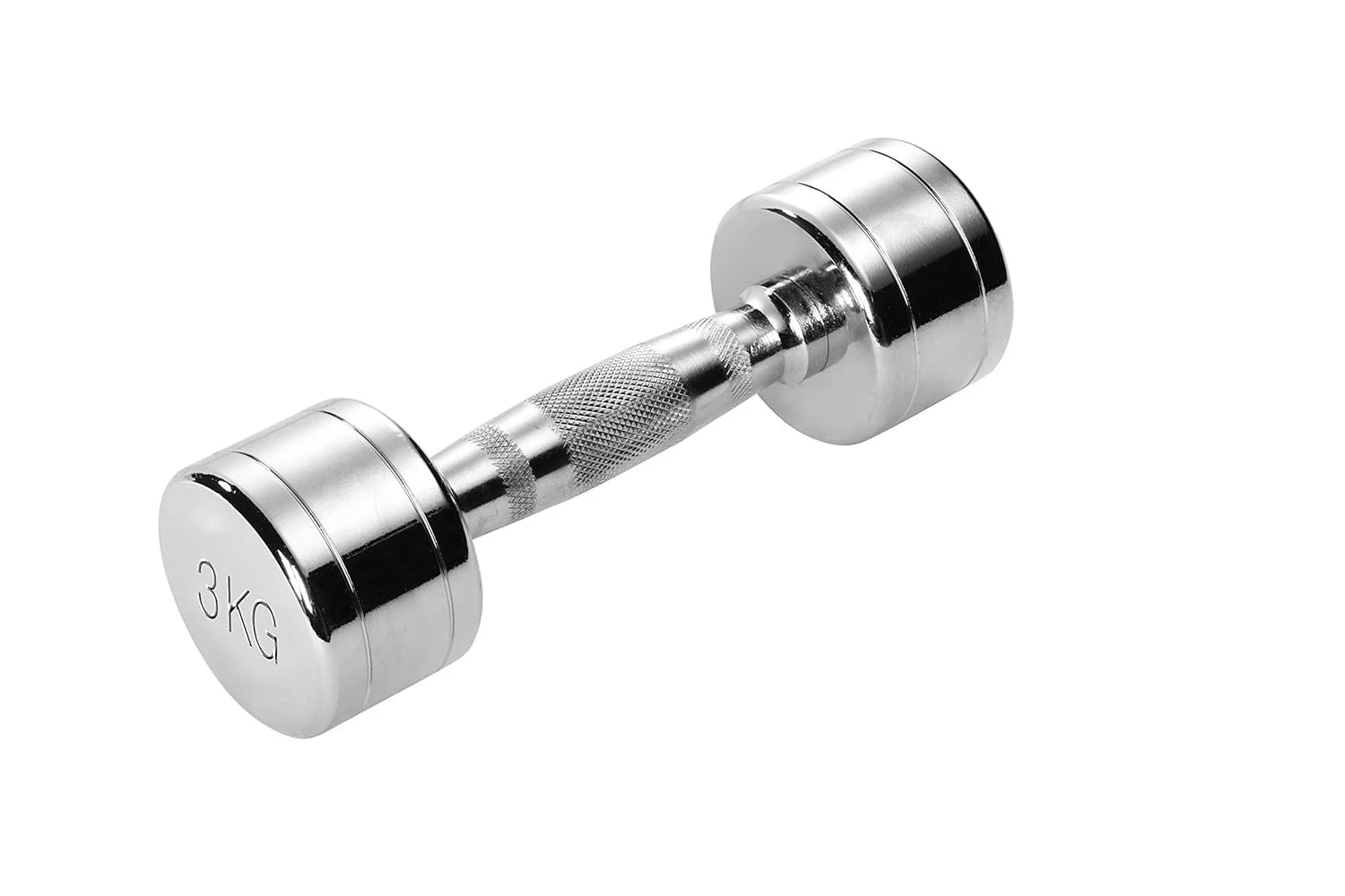 PAIR of Trendy Sport Chrome Dumbbell - Trendy Sport weight - 2x 3.0 Kg