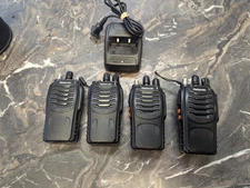 Retevis Two Way Rechargeable Walkie Talkie Radios -3 w/4 Chargers