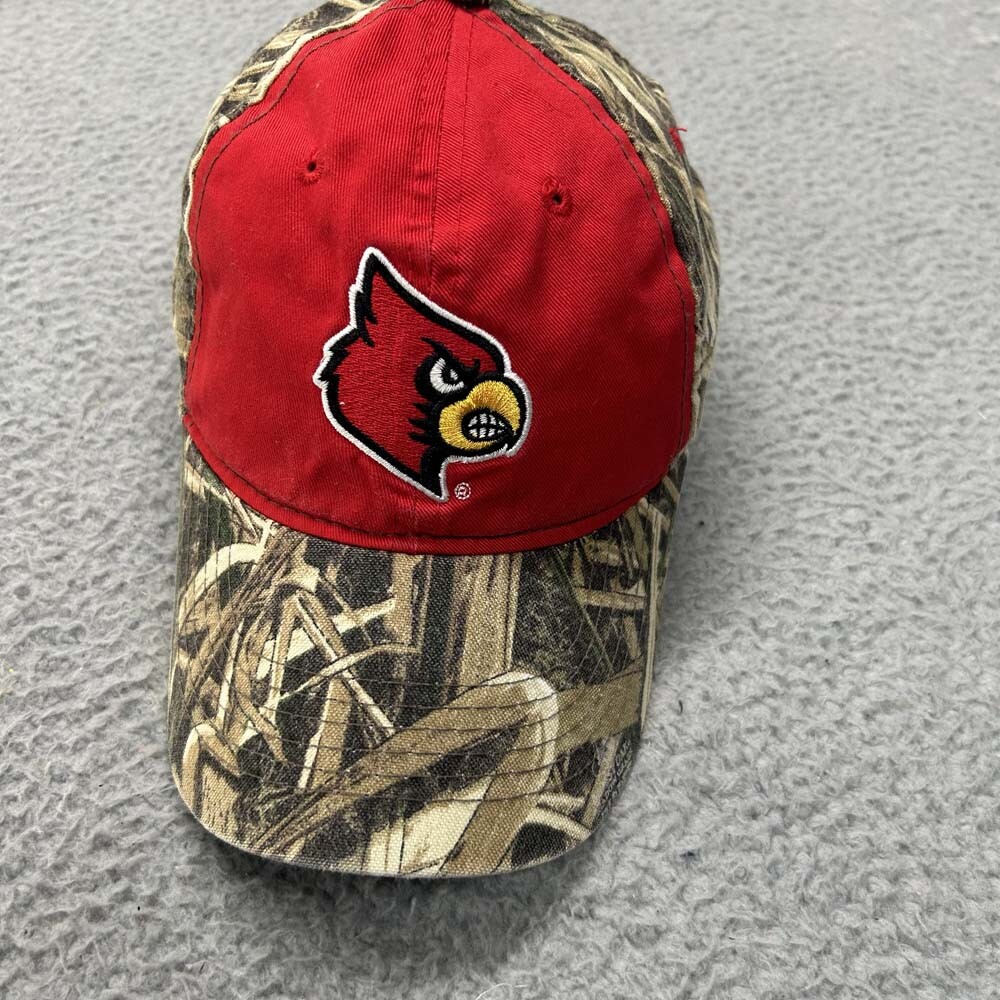 Louisville Cardinals Camo Strapback Hat for Men - UofL UL Ville One Size