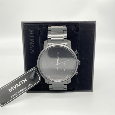 MVMT Analog Quarzuhr für Herren mit Schwarzes Edelstahlarmband - D-MC01BB