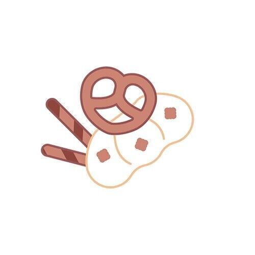 Conjunto Oficial Estrellas Comida Dulce Ver.2 Muñeco de Peluche Juguetes Llavero Colgante 18cm - Imagen 11 de 43