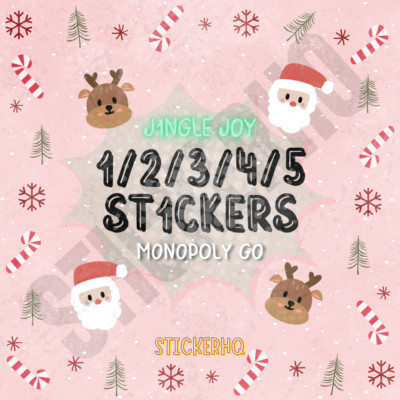 All Monopoly go Stickers 1 - 5   Star | Fastest | Cheapest | 1/2/3/4/5   24/7  