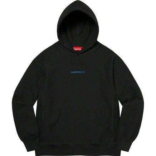 Sweat shirt à capuche numéro un Supreme No.1 FW21 noir moyen * LIVRAISON RAPIDE ✅️
