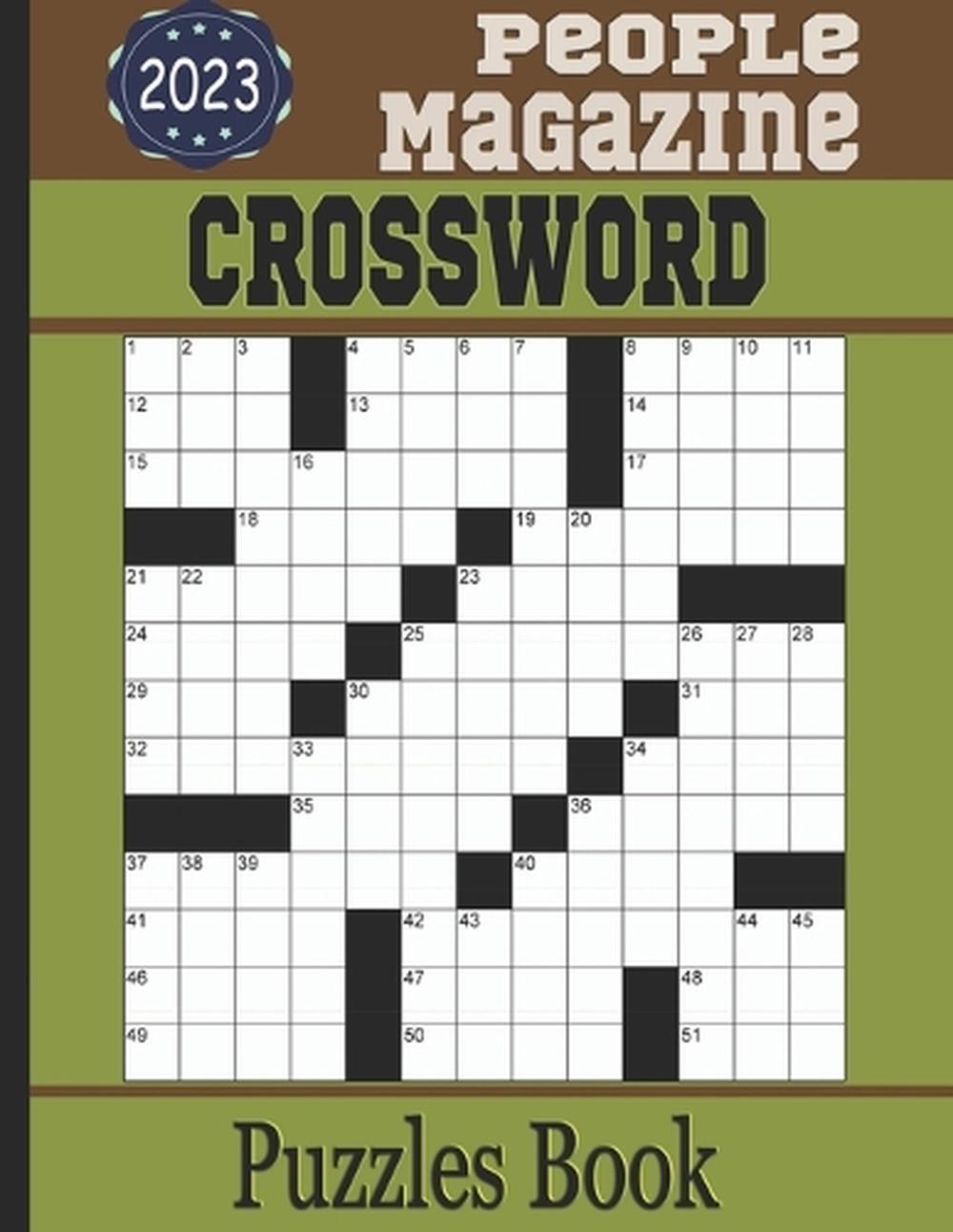 People Magazine Crossword Puzzles Book 2023 Largeprint medium to hard