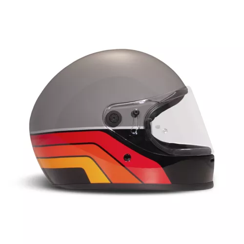 Full Face Helmet DMD RIVAL Blade Grey Black Red