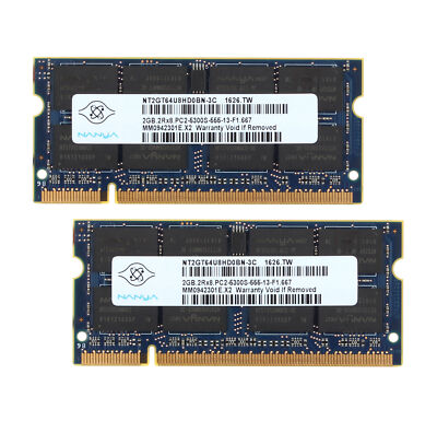 DDR 512 NANYA メモリ PC2-5300 2 MODULES Nanya 512 MB PC2-5300 DDR2