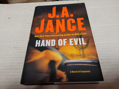 Hand of Evil by J. A. Jance (2007, Hardcover) SIGNED 1st/1st