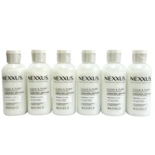 6 Nexxus Clean & Pure 3 fl. oz. Travel Size Detox Conditioners Marine Minerals