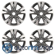 Honda Crosstour 2013 2014 2015 18 Factory Oem Wheels Rims Machined Charcoal Set Honda Crosstour 2013 2014 2015 18 Factory Oem Wheels Rims Machined Charcoal Set