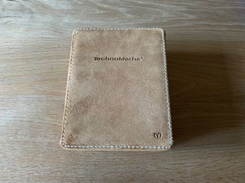 Estuche TECHNOMARINE Case - Brown Suede & Grey Leather - For Watches Collectors - Imagen 2 de 11