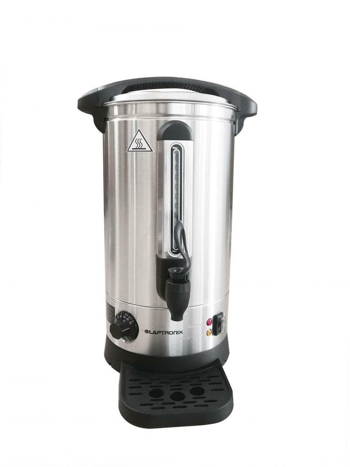 Laptronix 10 Litre Electric Catering Hot Water Boiler Tea Urn Stainless