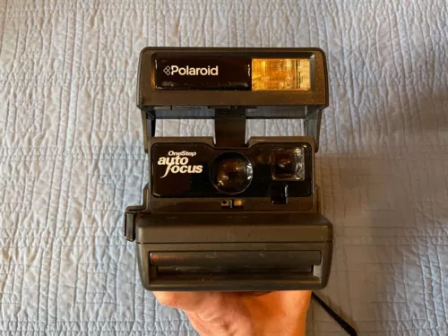 Vintage Polaroid 600 One Step Auto Focus Instant Film Camera