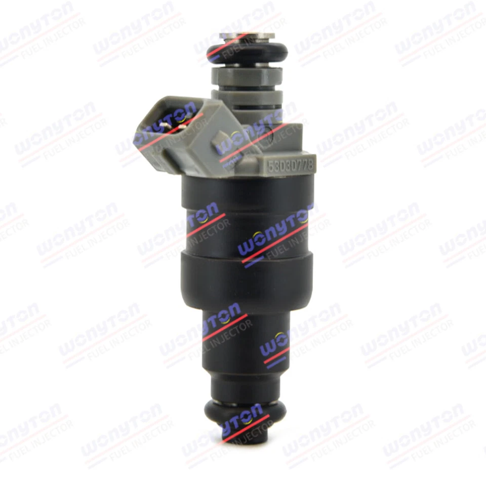 Juego de 6 inyectores de combustible Flow Match Siemens 53030778 para Jeep 1996-1998 4,0 L I6 Foto 3 de 4