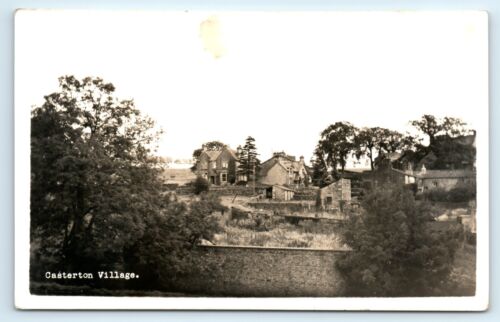 POSTCARD Casterton Village, believed to be in Cumbria? general view, real photo - Imagen 1 de 2
