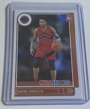 David Johnson 2021 Panini Hoops Rookie RC #222 Toronto Raptors