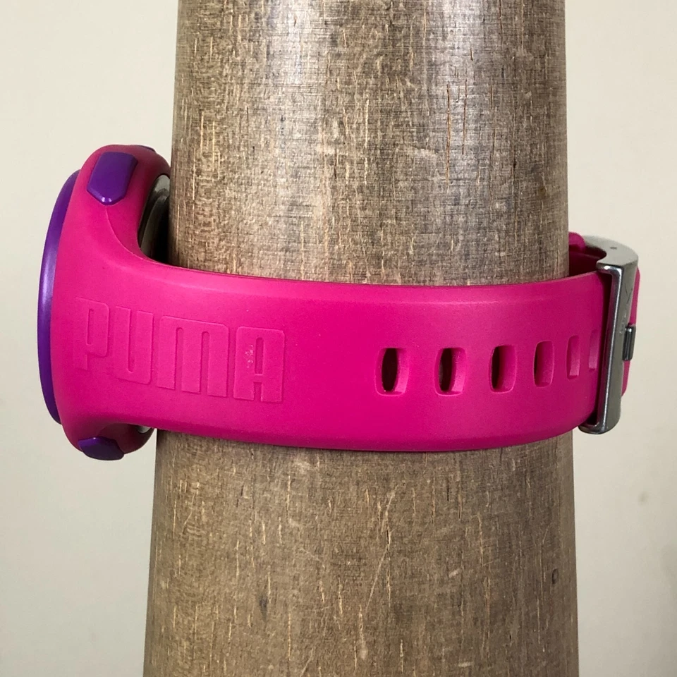 Reloj digital de cuarzo rosa 43 mm monitor de ritmo cardíaco Puma para mujer 910541012 7 1/4" Foto 3 de 4