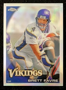 2010 Topps Chrome - Refractor #C90 Brett Favre Minnesota Vikings Pack Fresh