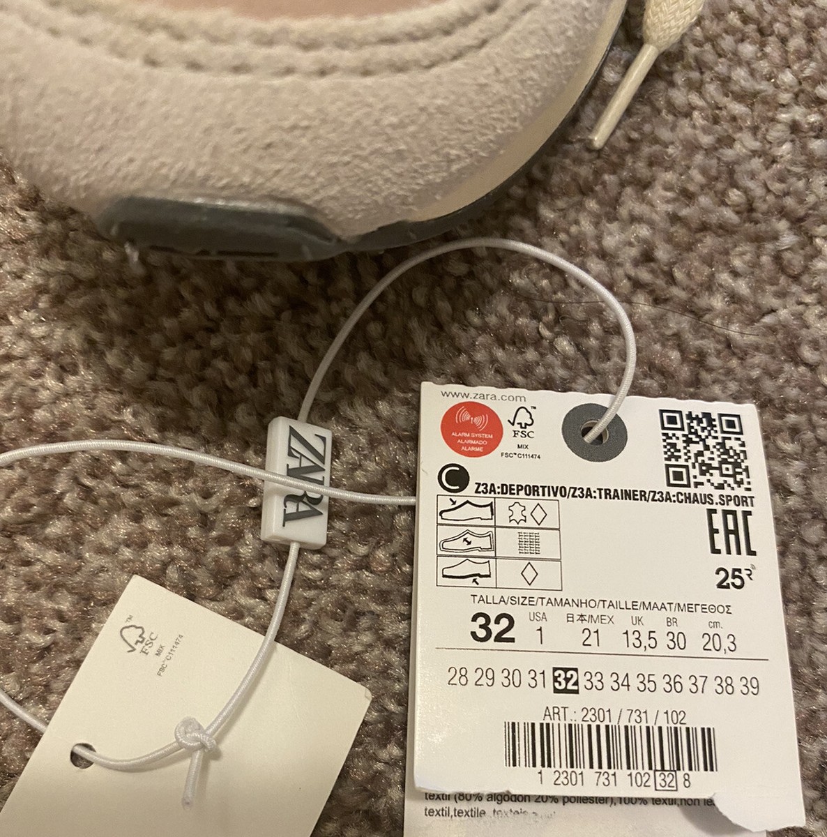ZARA Girls Sneakers | eBay